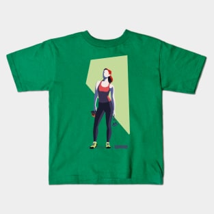 Climbing girl II Kids T-Shirt